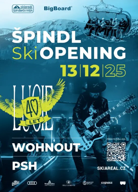 Špindl SkiOpening už se pomalu a jistě blíží - již 13. prosince: Lucie, Wohnout a PSH!