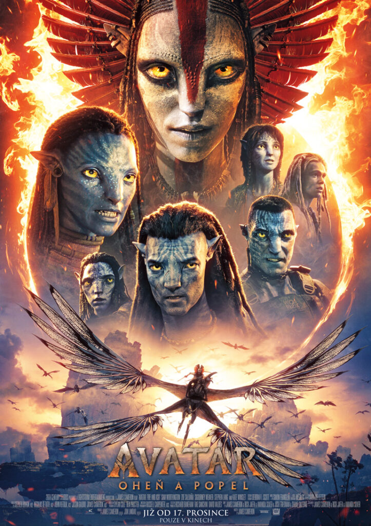 Avatar: Oheň a popel míří do kin. Návrat na Pandoru začíná už 17. prosince