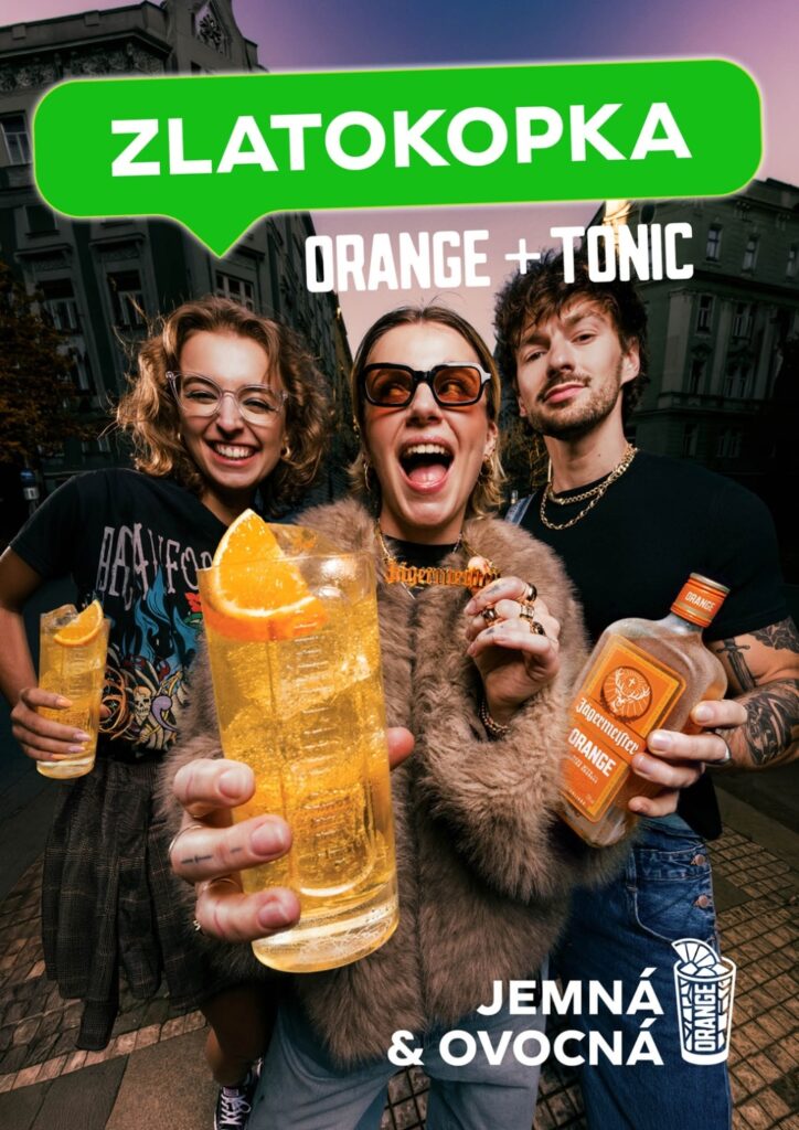 Gastro tip: Namíchejte si „Zlatokopku“. Jednoduchý drink od Jägermeister Orange
