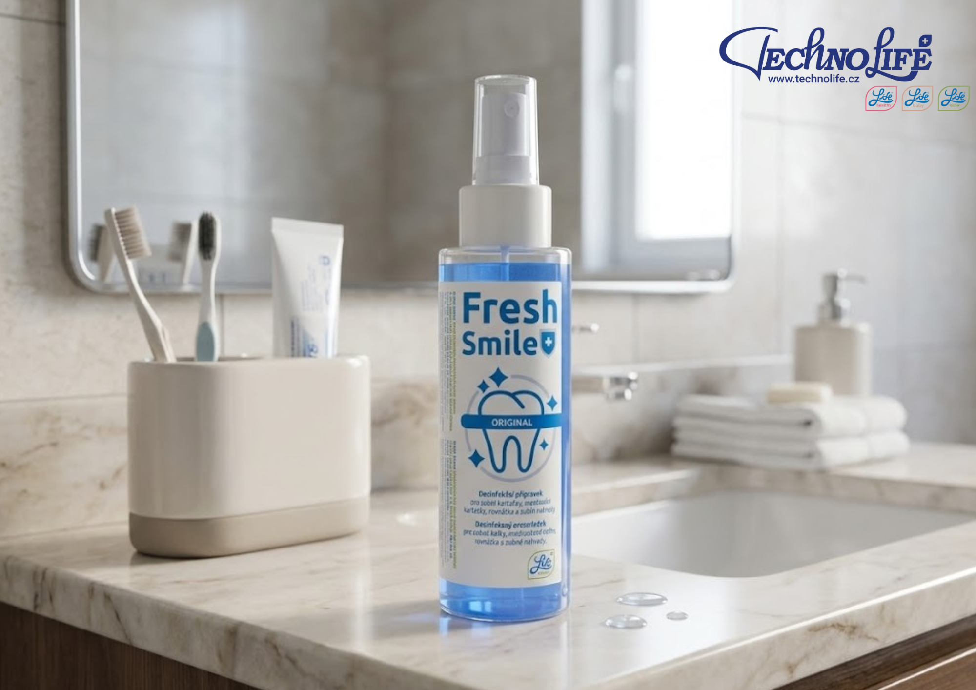 Fresh Smile v centru Prahy: Vyzkoušeli jsme sprej na dezinfekci zubních kartáčků