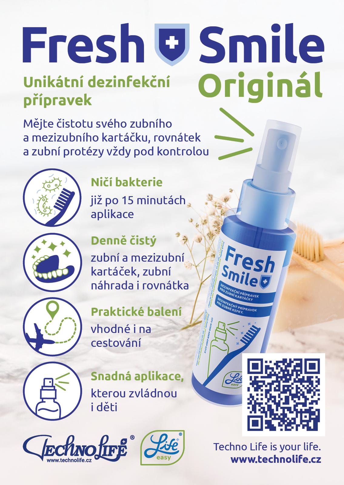 Fresh Smile v centru Prahy: Vyzkoušeli jsme sprej na dezinfekci zubních kartáčků
